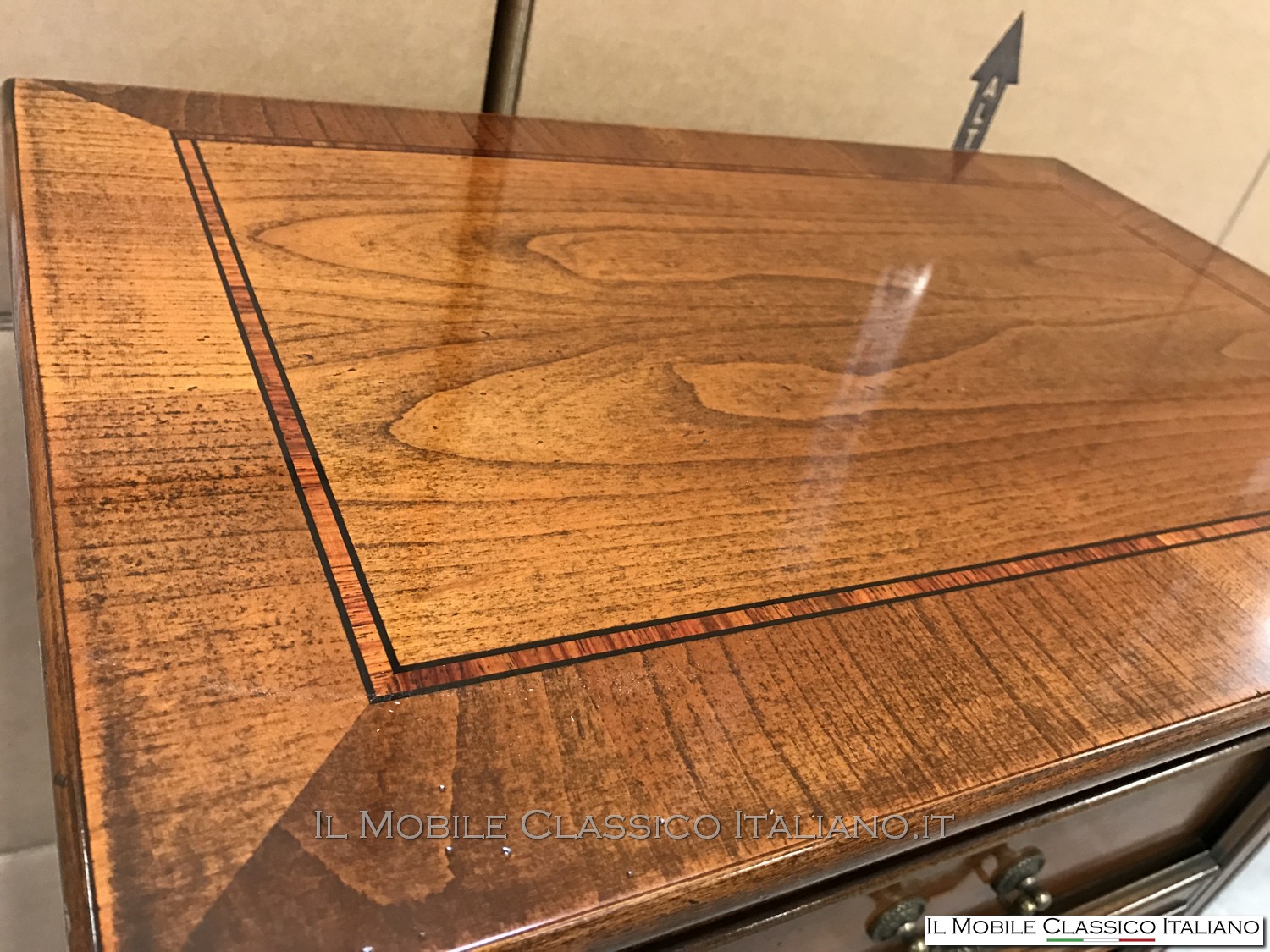 Cassettiera classica legno personalizzata